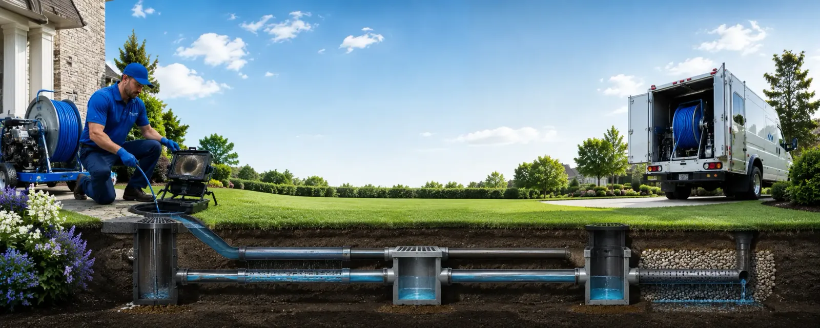 Outdoor drain cleaning information for Boron, CA